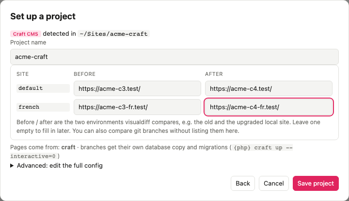 Reviewing what visualdiff detected